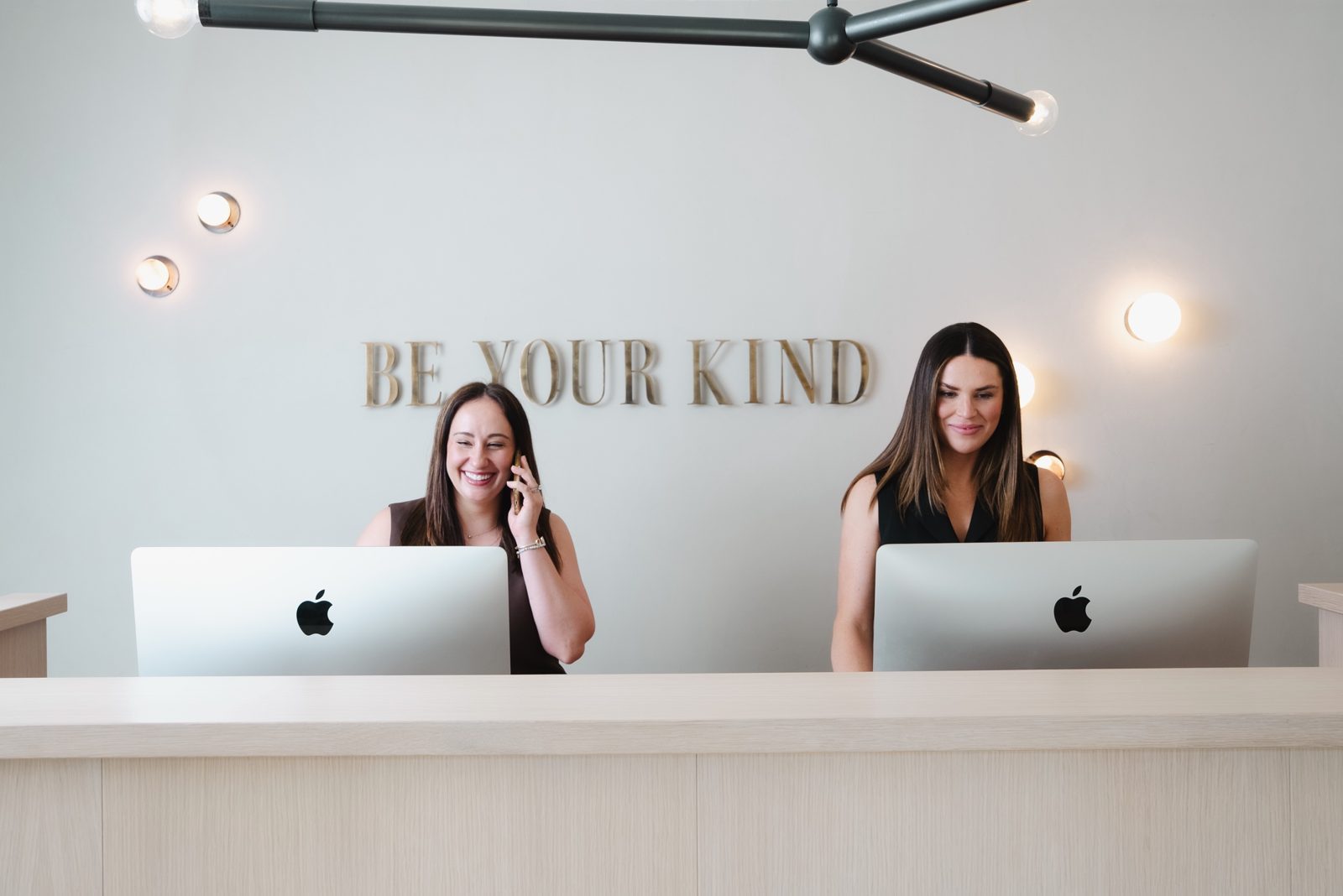 The Be Your Kind front desk team